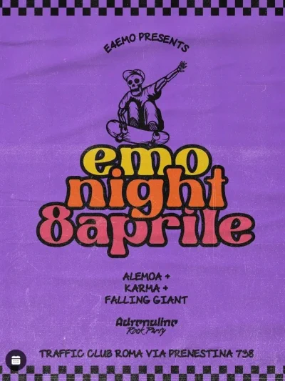 Emo Night 8 Aprile 2023 - Rome - Falling Giant in Concert