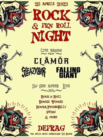 Rock Fkn Roll Night 28 Aprile 2023 - Rome - Falling Giant in Concert